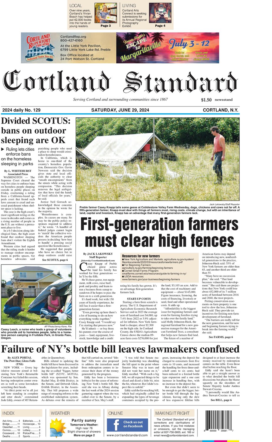 June 29, 2024 Cortland Standard